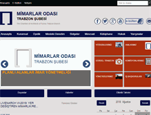 Tablet Screenshot of mimarlarodasitrabzon.org